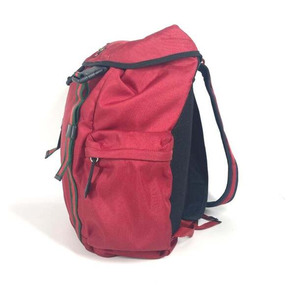 GUCCI Black Canvas Backpack main image 6